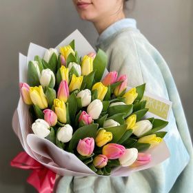 Букет «Тюльпановый микс»