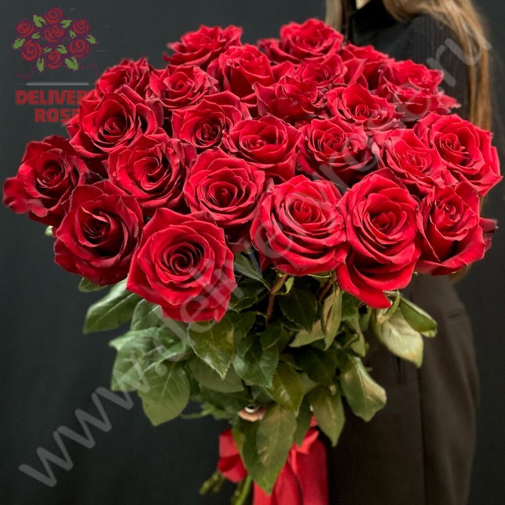 13 гигантских красных роз 160 см